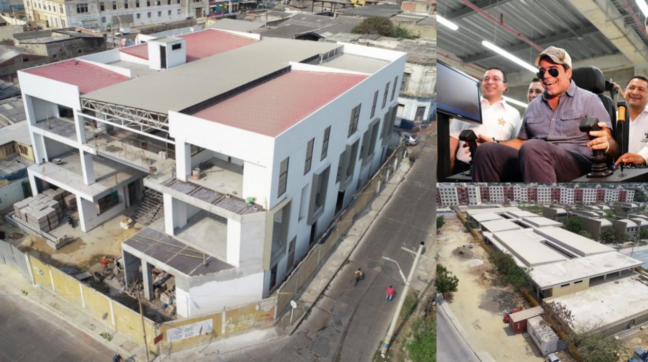 Los trabajos avanzan a buen ritmo para que las sedes sean entregadas a mediados de año.