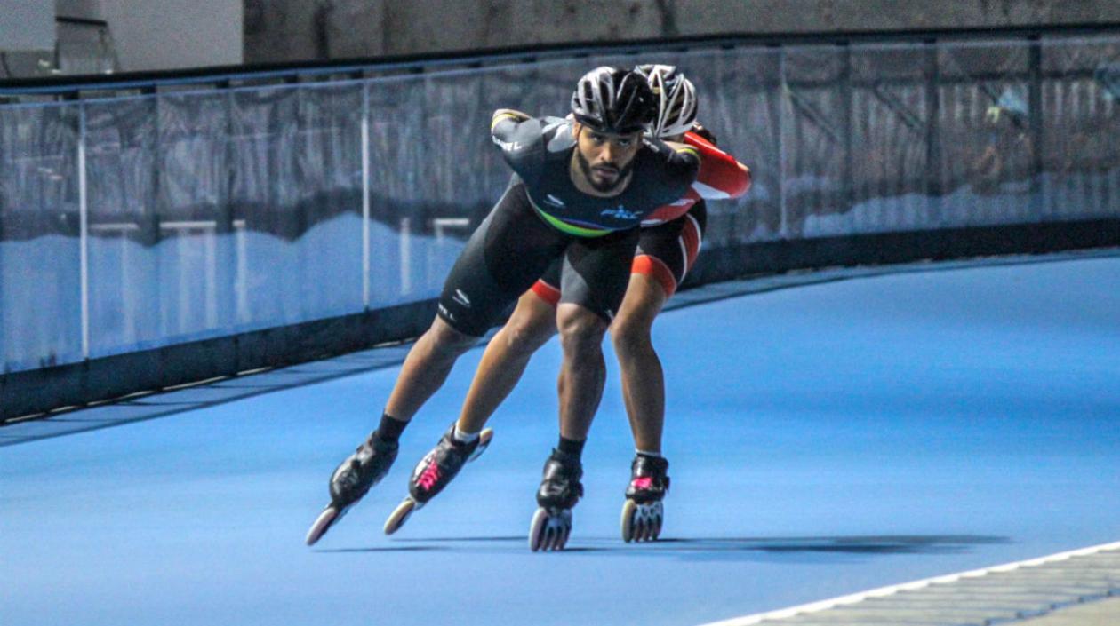 Alex Cujavante, patinador barranquillero. 