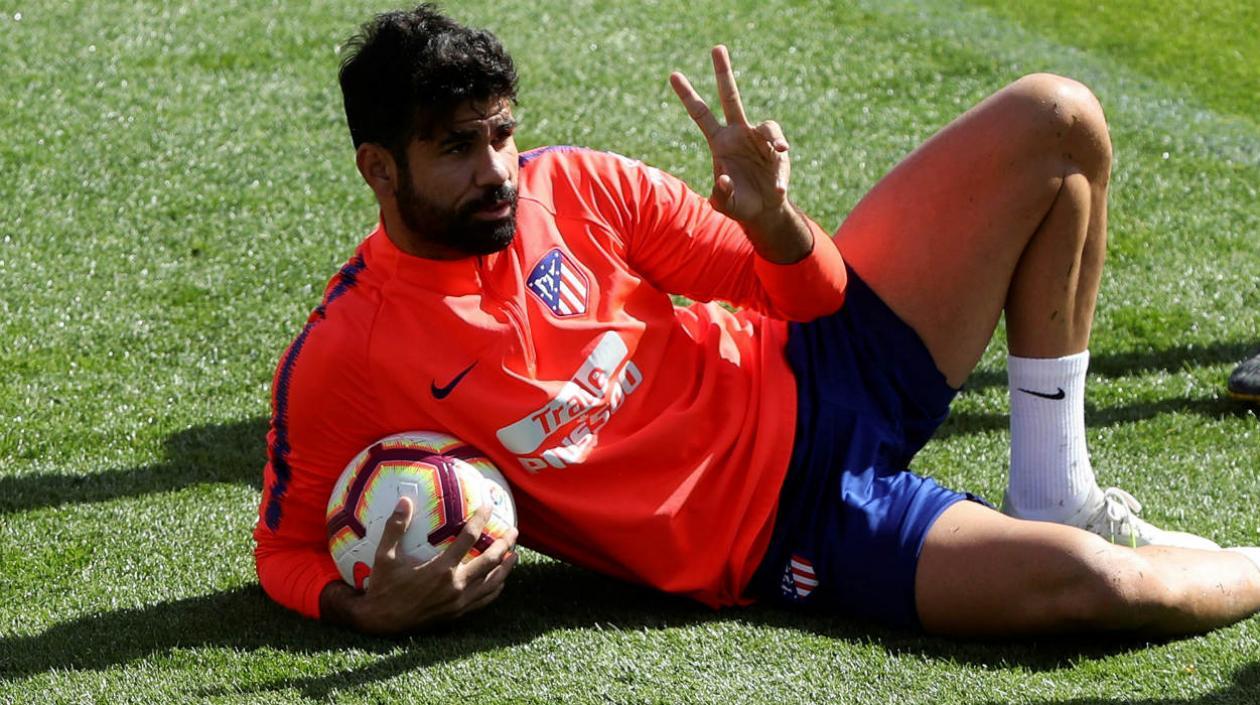 Diego Costa, delantero del Atlético de Madrid. 