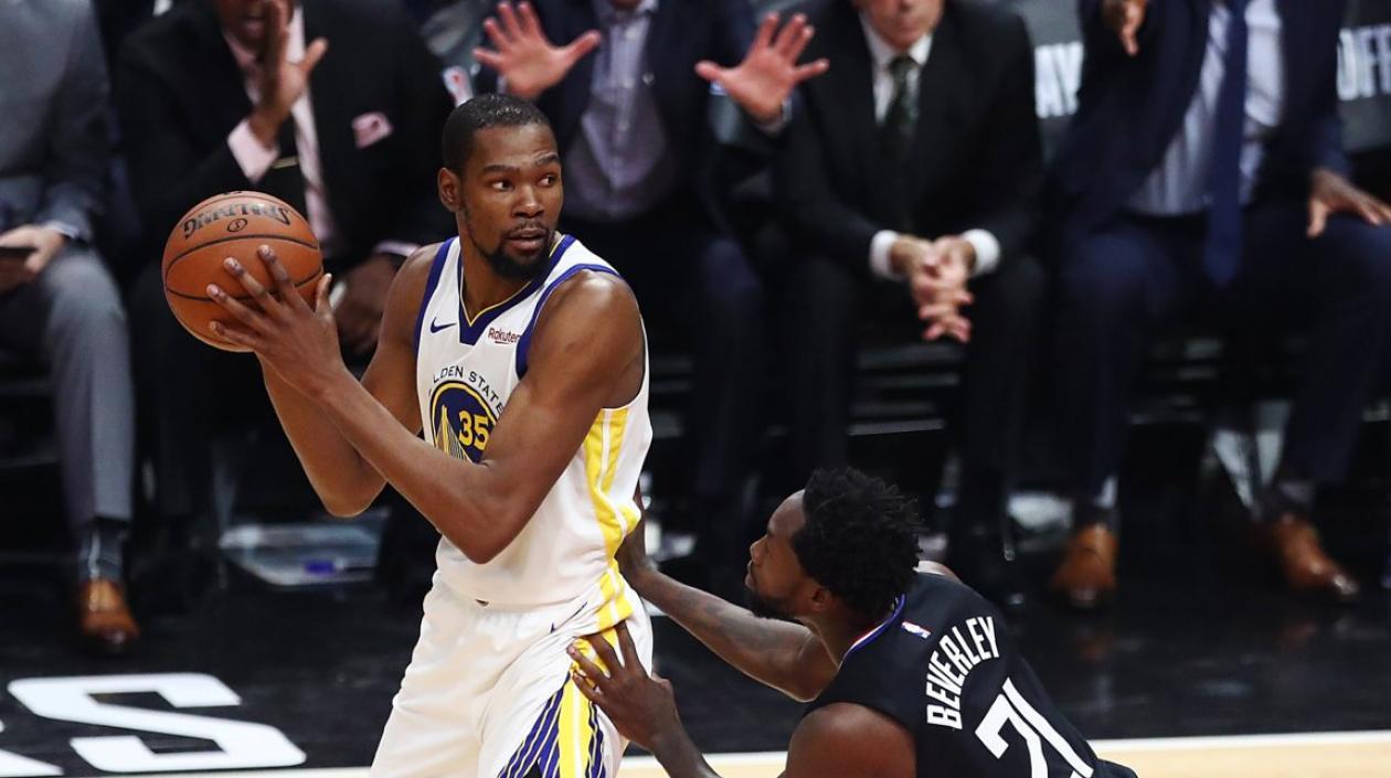 Kevin Durant, jugador de los Warriors. 