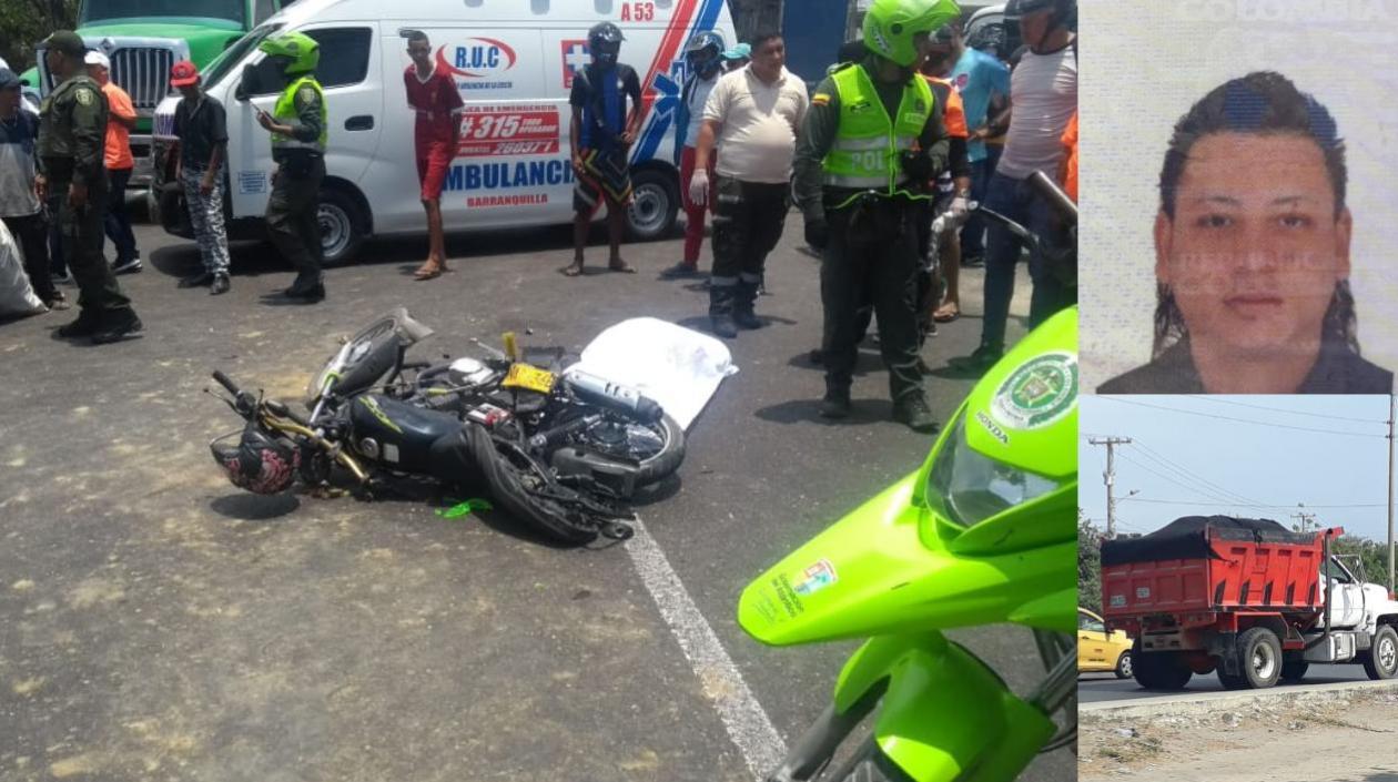Said de Jesús Niebles Galván, de 25 años, murió en un accidente de moto.