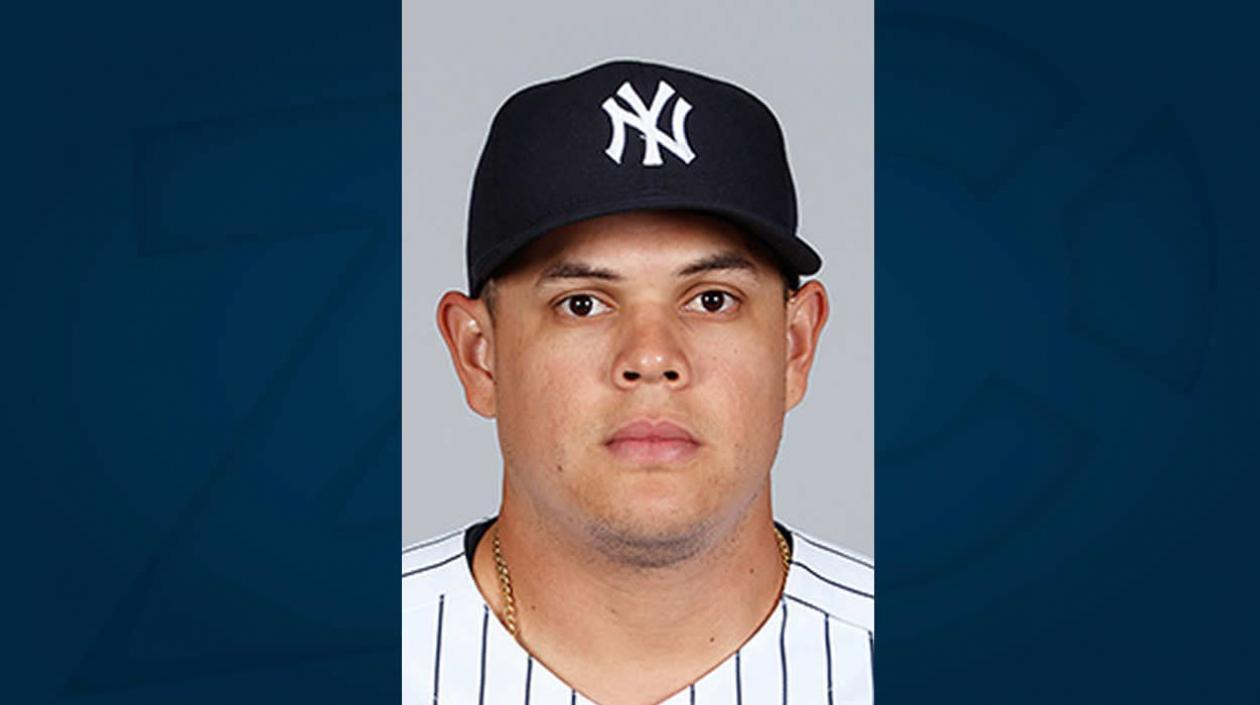 Giovanny Urshela, pelotero cartagenero jugando para los Yankees de Nueva York.