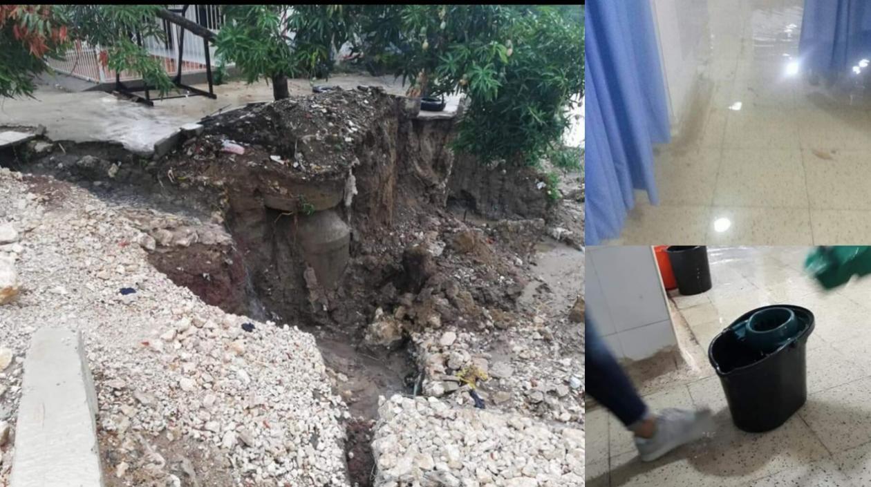 Imágenes de las emergencias.