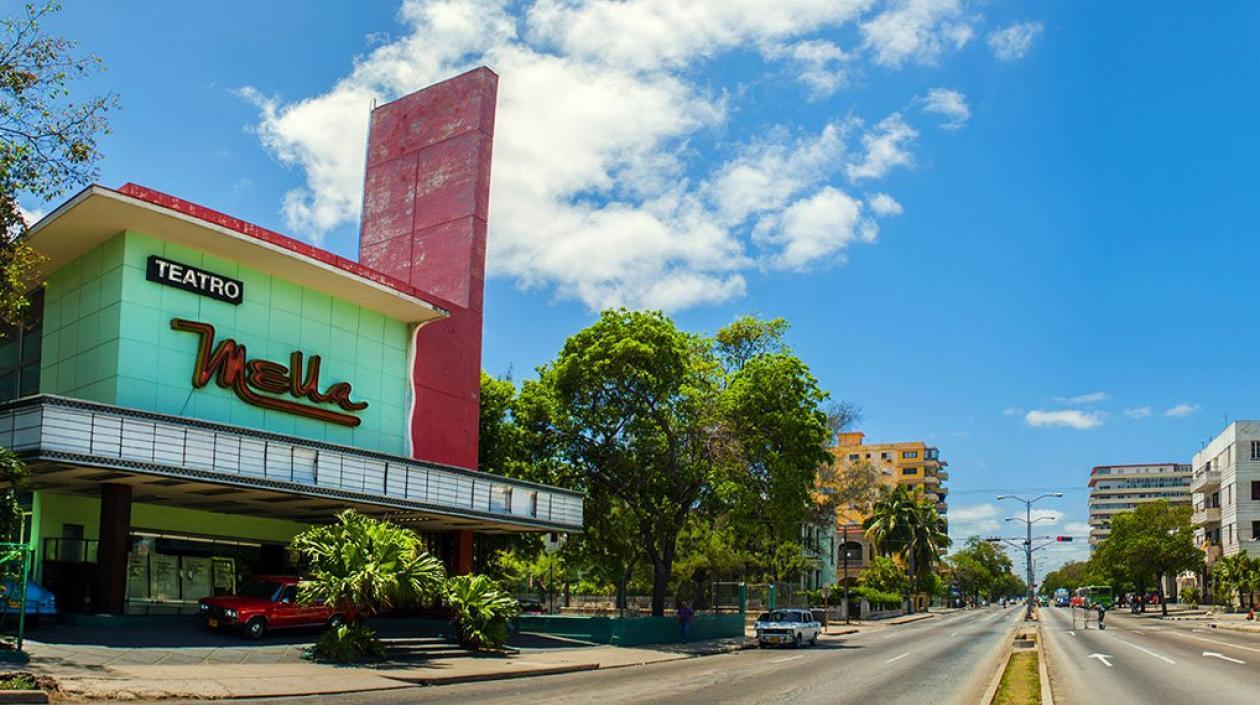 La Calle Línea en La Habana.