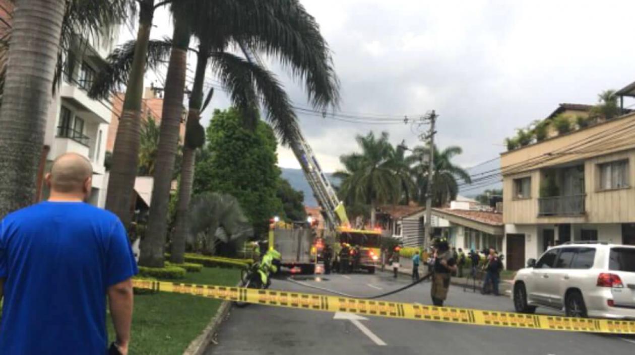 Lugar de los hechos en Medellín.