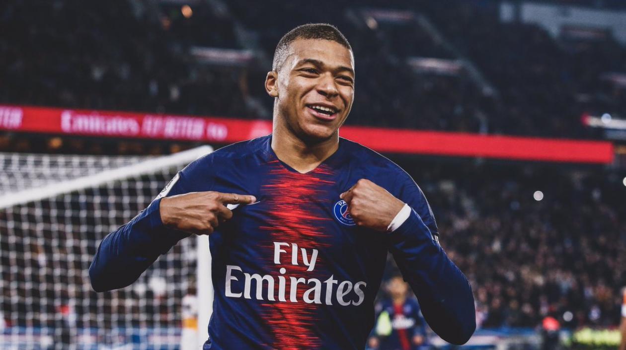 Kylian Mbappé, delantero francés. 