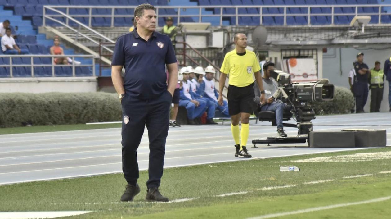 Luis Fernando Suárez, DT del Junior.