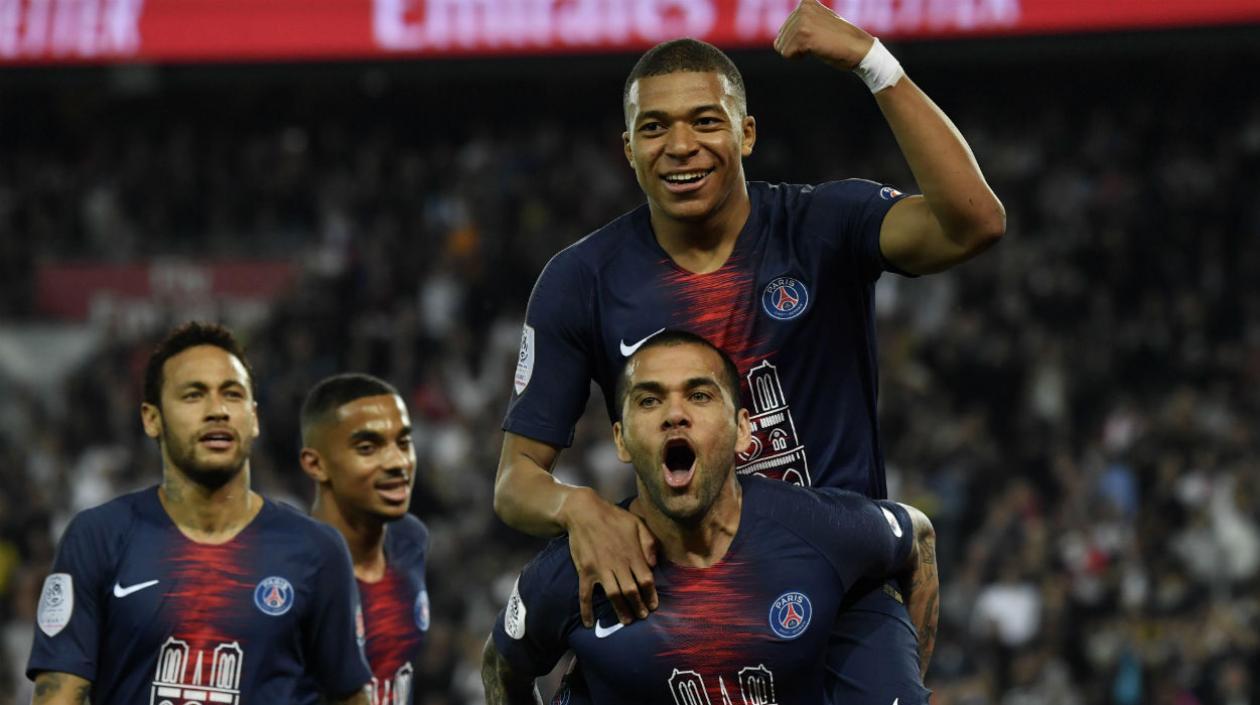Kylian Mbappe anotó un triplete ante su exequipo. 