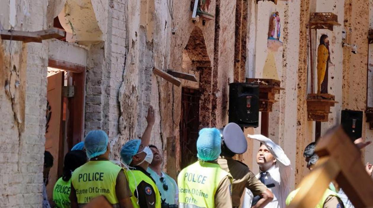 Imagen de una las iglesias atacadas.