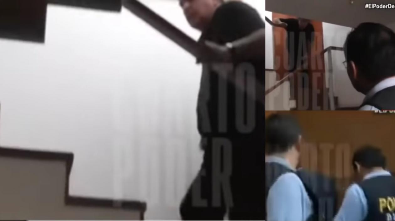 En la foto se observa los últimos minutos de vida de Alan García.