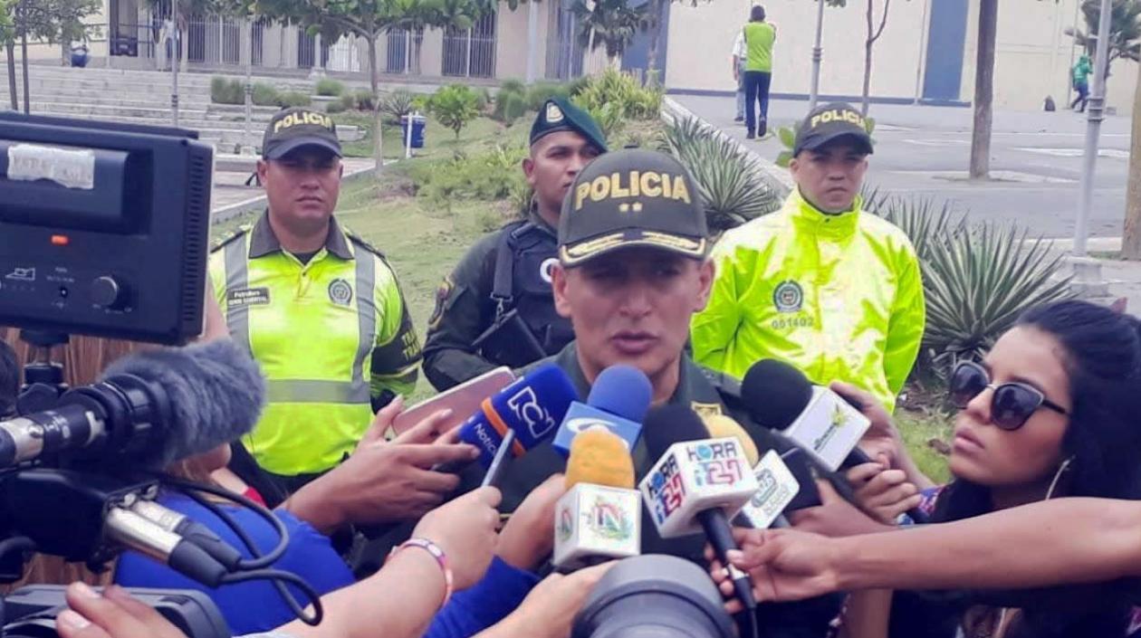 Brigadier general Mariano Botero Coy, comandante de la Policía Metropolitana de Barranquilla.