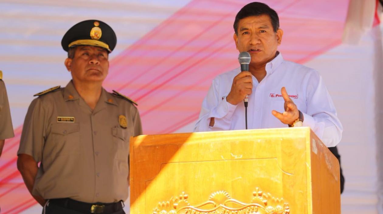 El ministro del Interior de Perú, Carlos Morán.