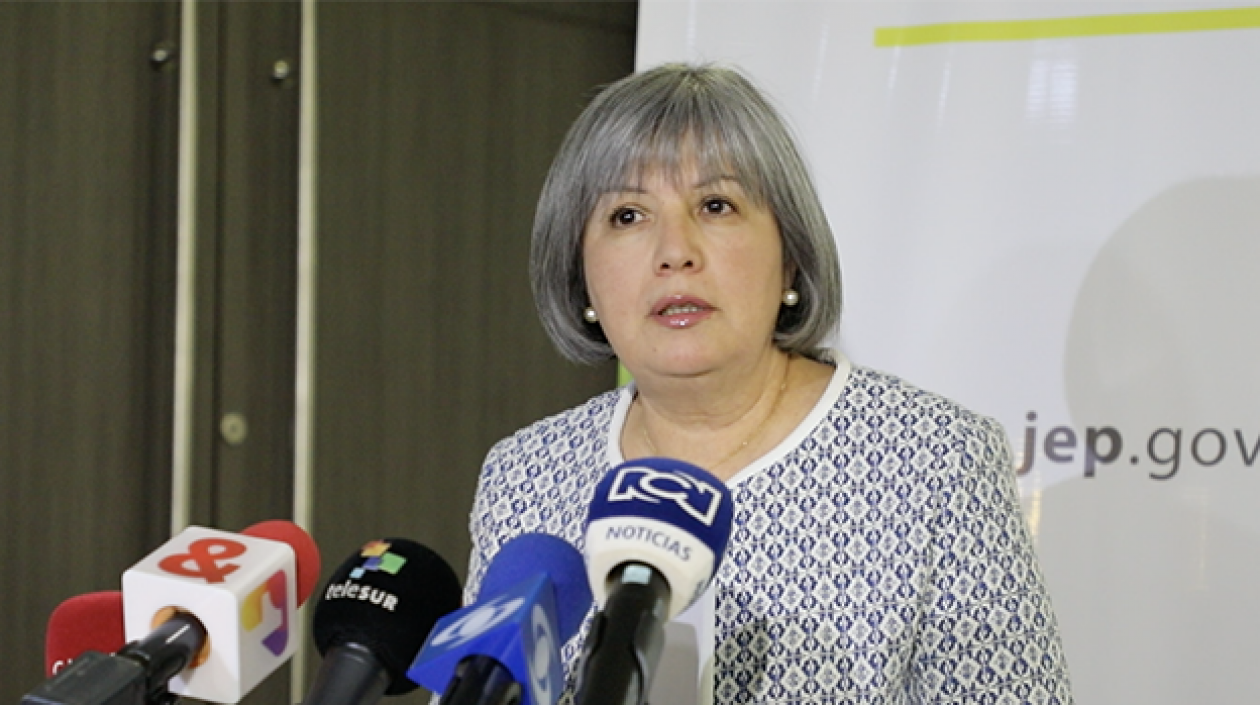 Patricia Linares, presidenta de la JEP.