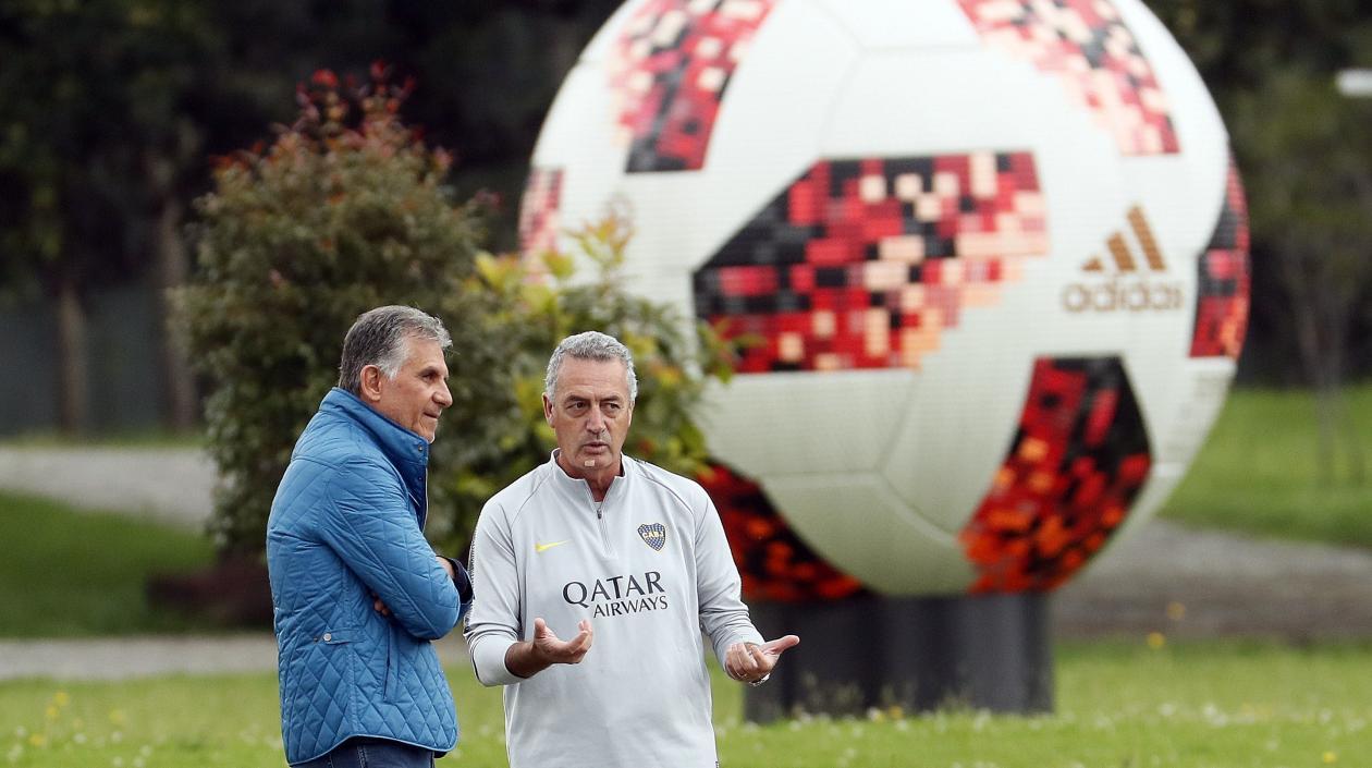 Carlos Queiroz y Gustavo Alfaro. 