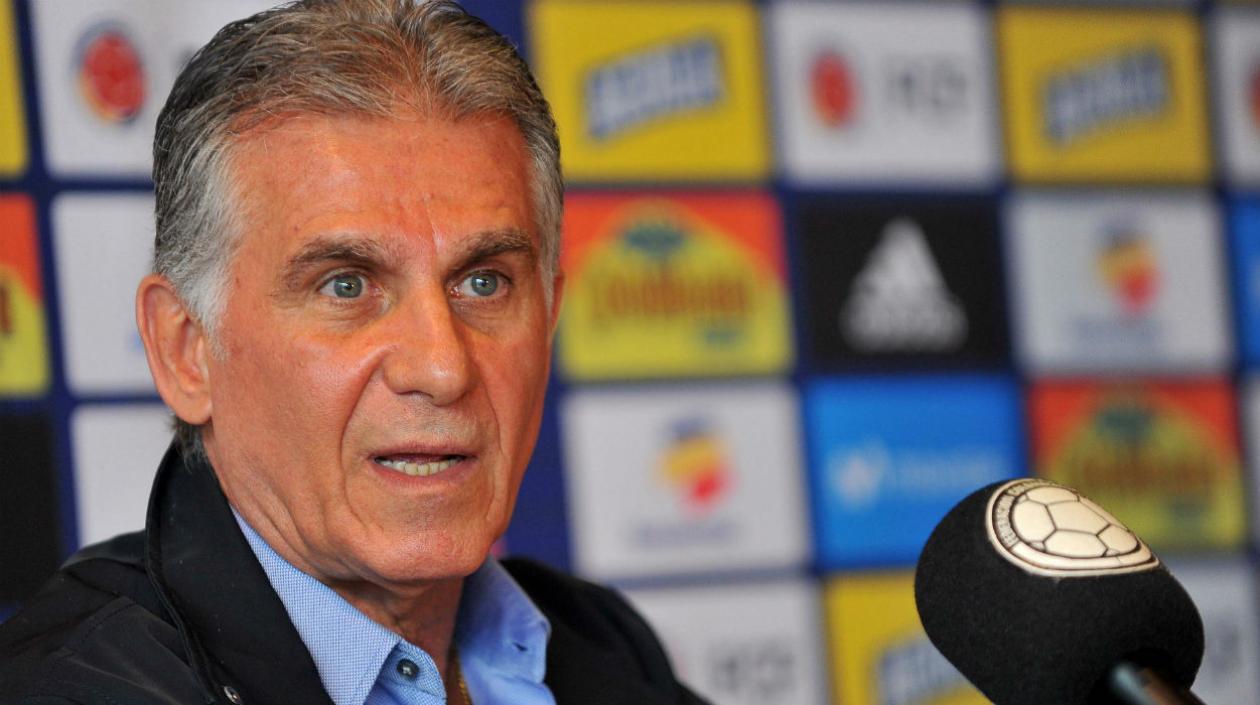 Carlos Queiroz, técnico portugués de la Selección Colombia. 
