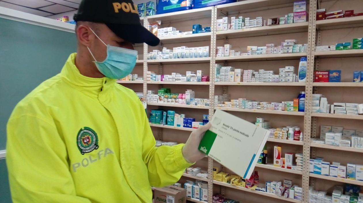 Los medicamentos de contabando fueron hallados en la Calle 30, según la Polfa.