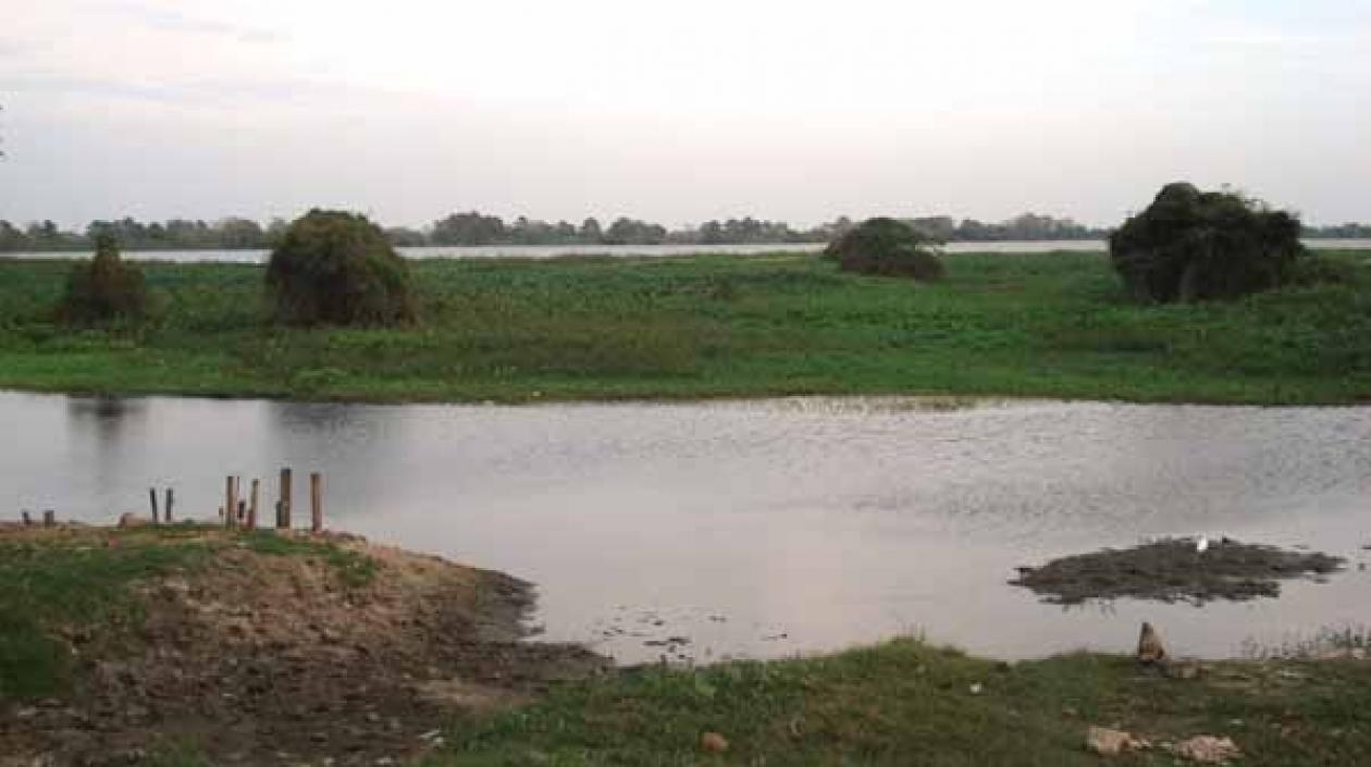 Lugar donde encontraron el cadáver. 