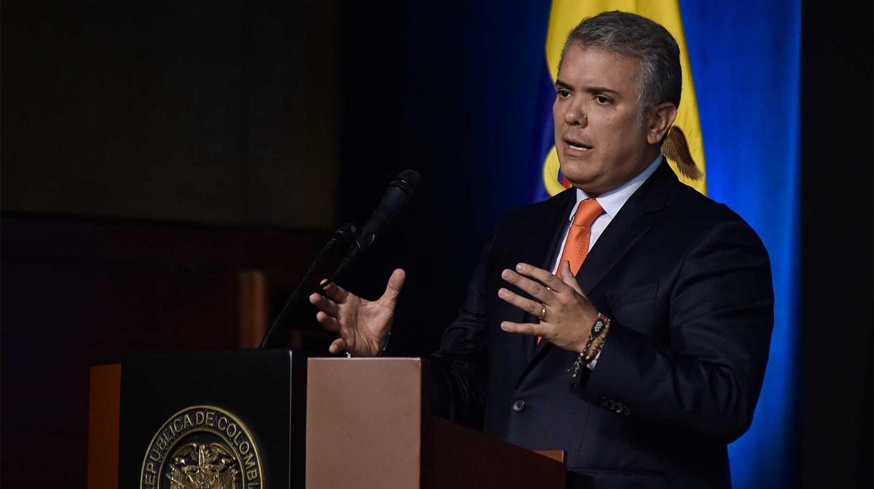 El Presidente de la República, Iván Duque.