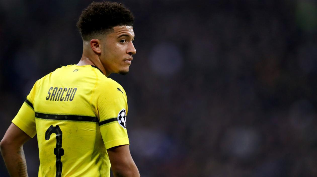 Jadon Sancho, delantero inglés. 