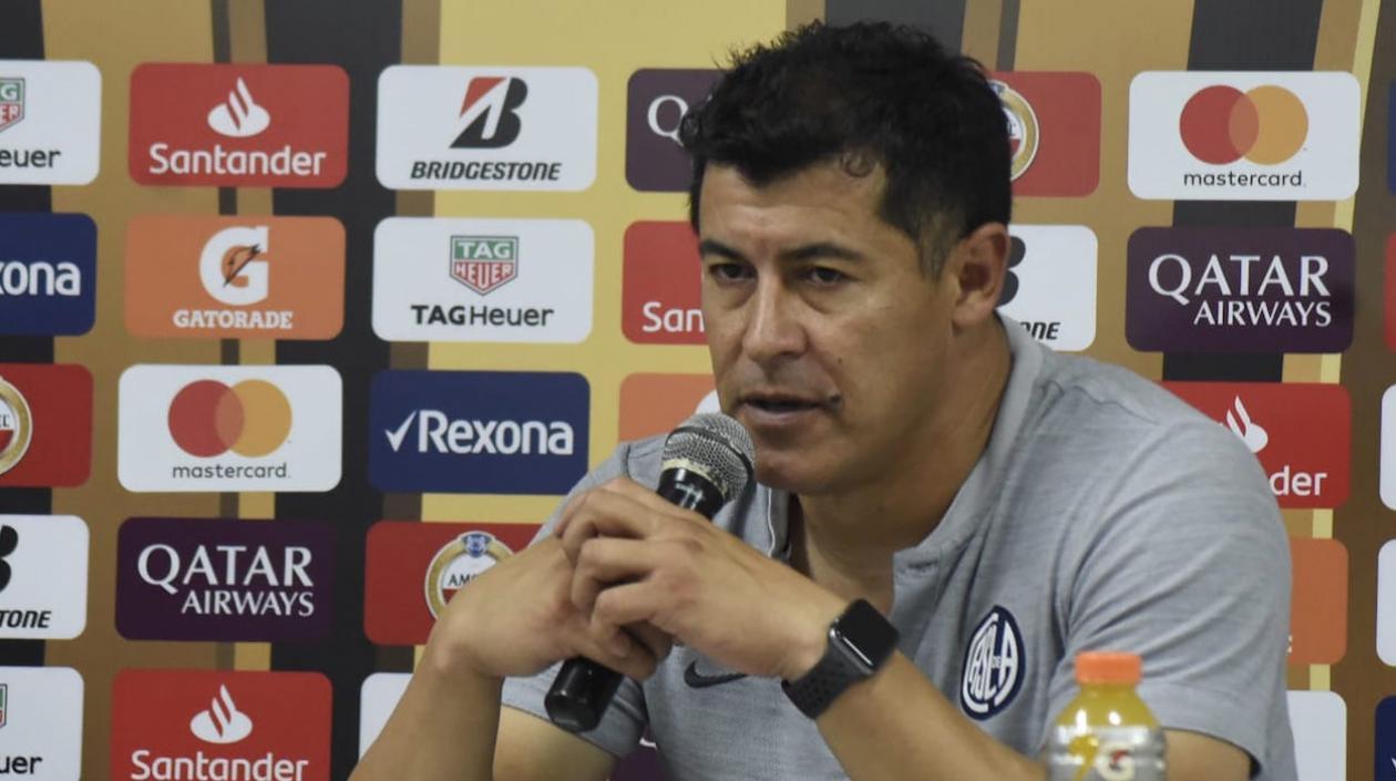 Jorge Almirón, DT de San Lorenzo.