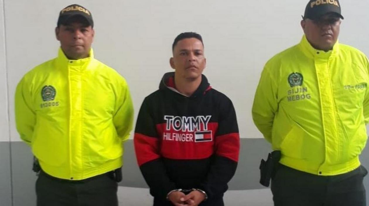 Alias 'Billete' en su reciente captura en febrero del 2019.