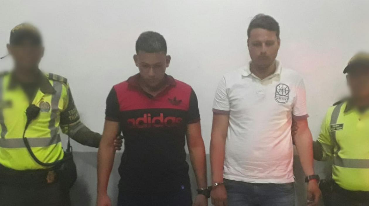 Los capturados fueron conducidos a la URI de la Fiscalía. 