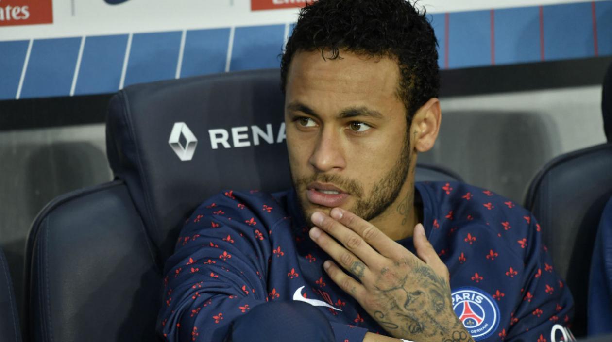 Neymar, delantero brasileño. 