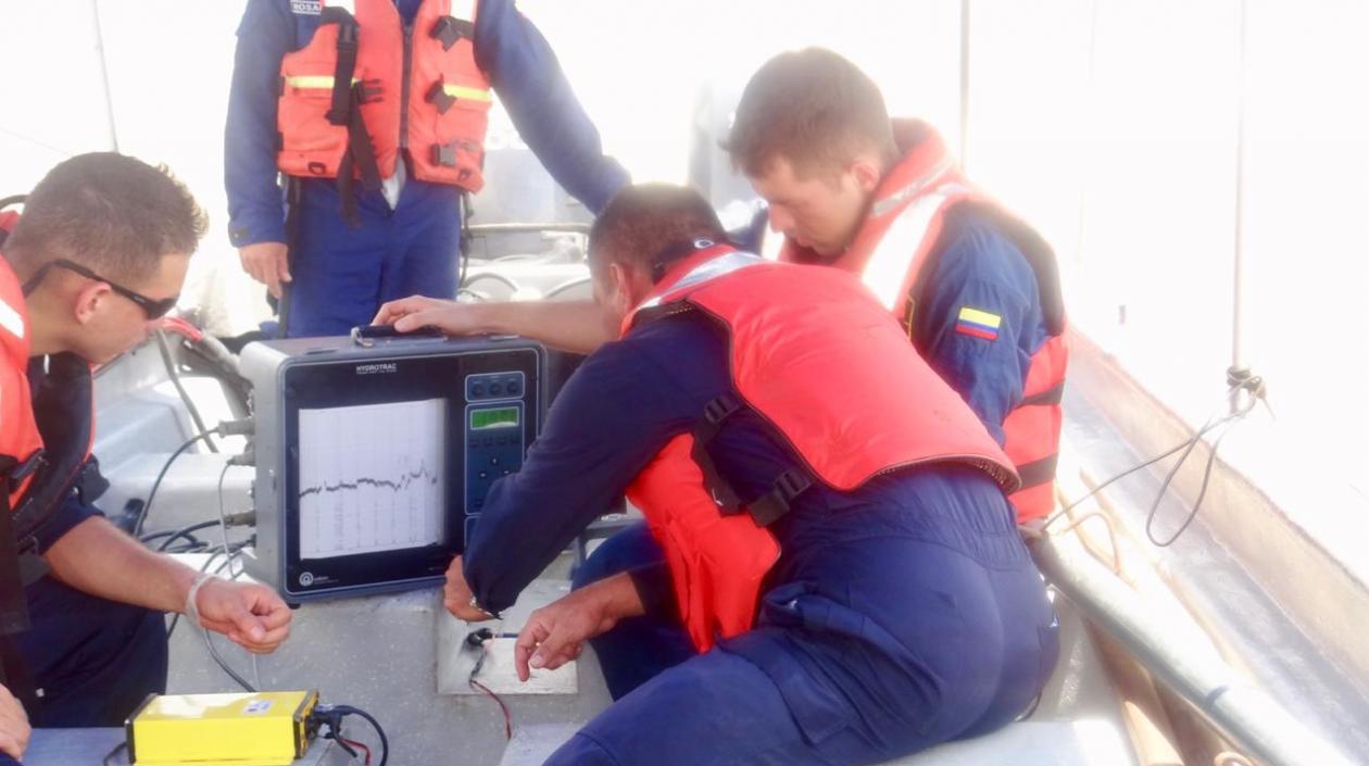 Autoridad marítima verificó las condiciones del calado.