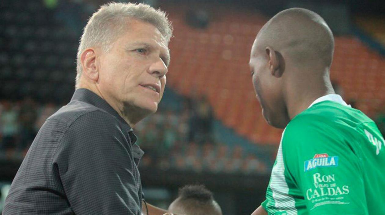Paulo Autori, técnico del Atlético Nacional. 