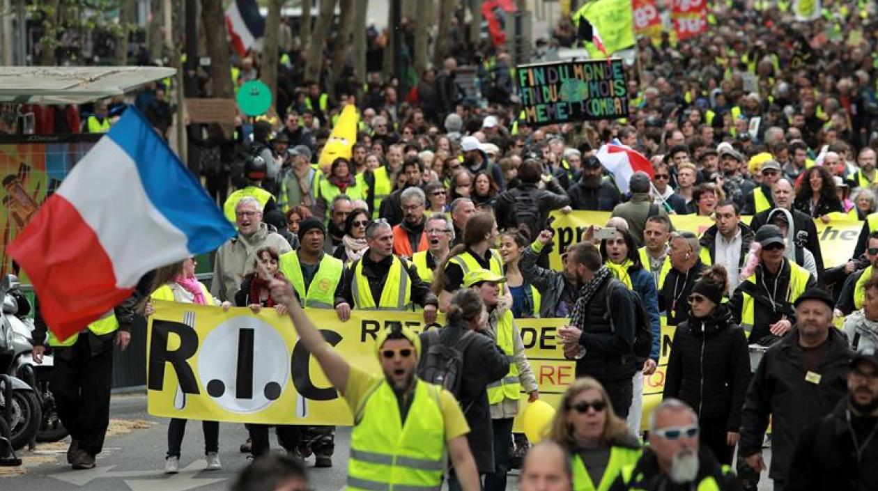 Imagen de la protesta.