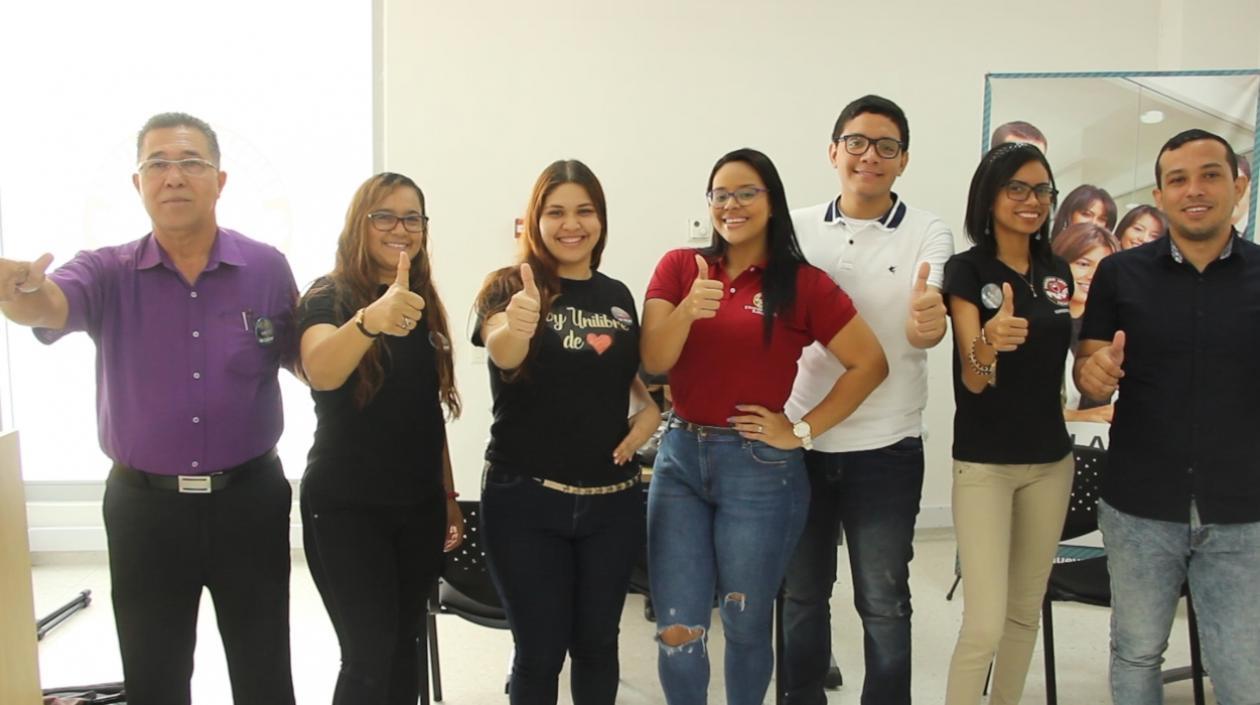 Imagen de las personas que participaron en el video.