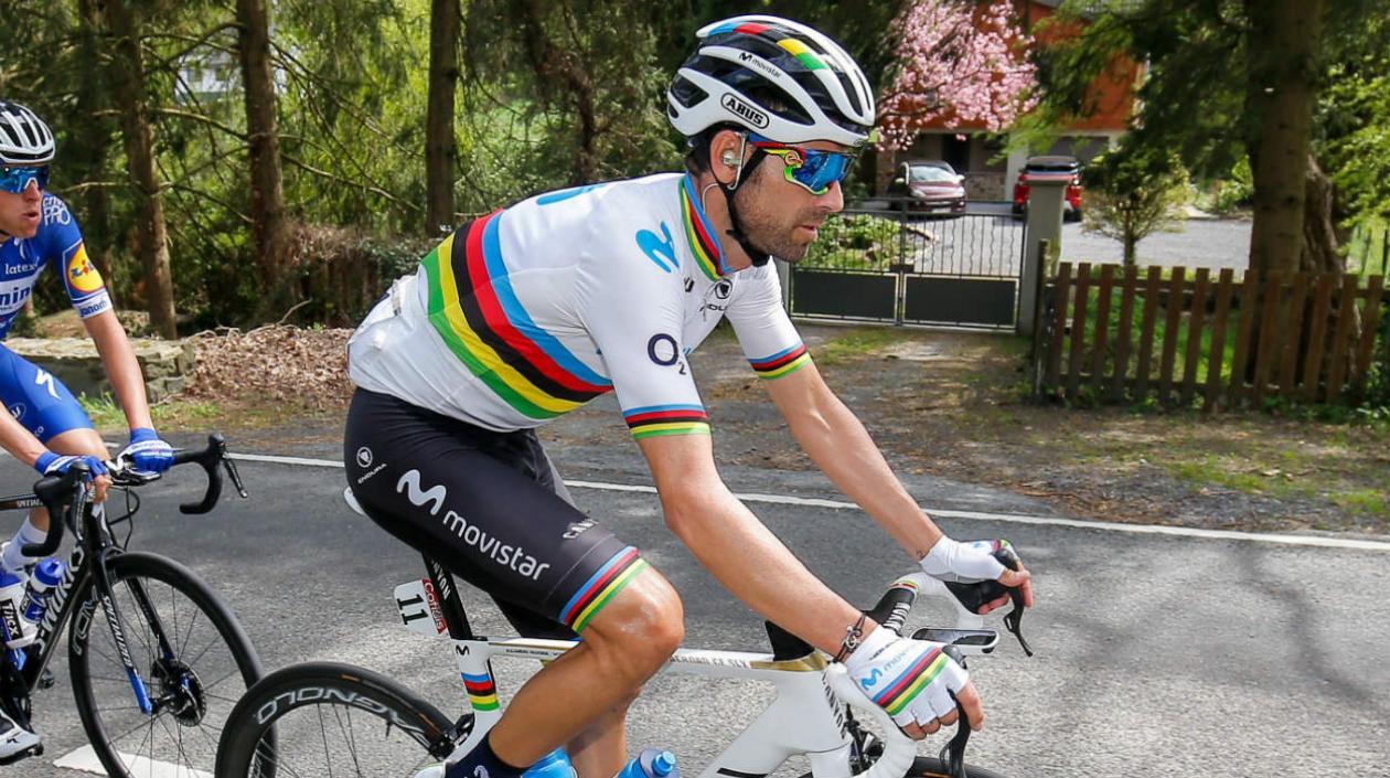 Alejandro Valverde, ciclista español. 