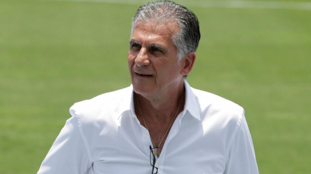 Carlos Queiroz, técnico portugués de la Selección Colombia. 