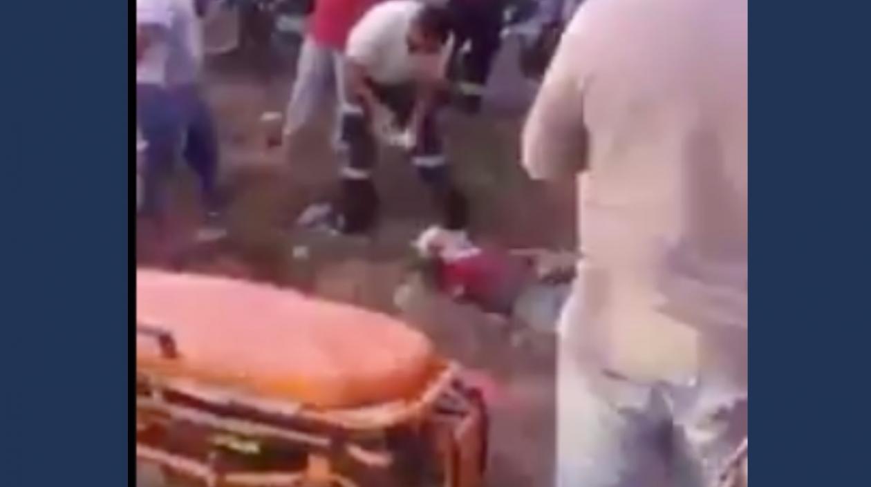 Murió arrollado  Edinson Lobo Consuegra, de 54 años, residente en Galapa.