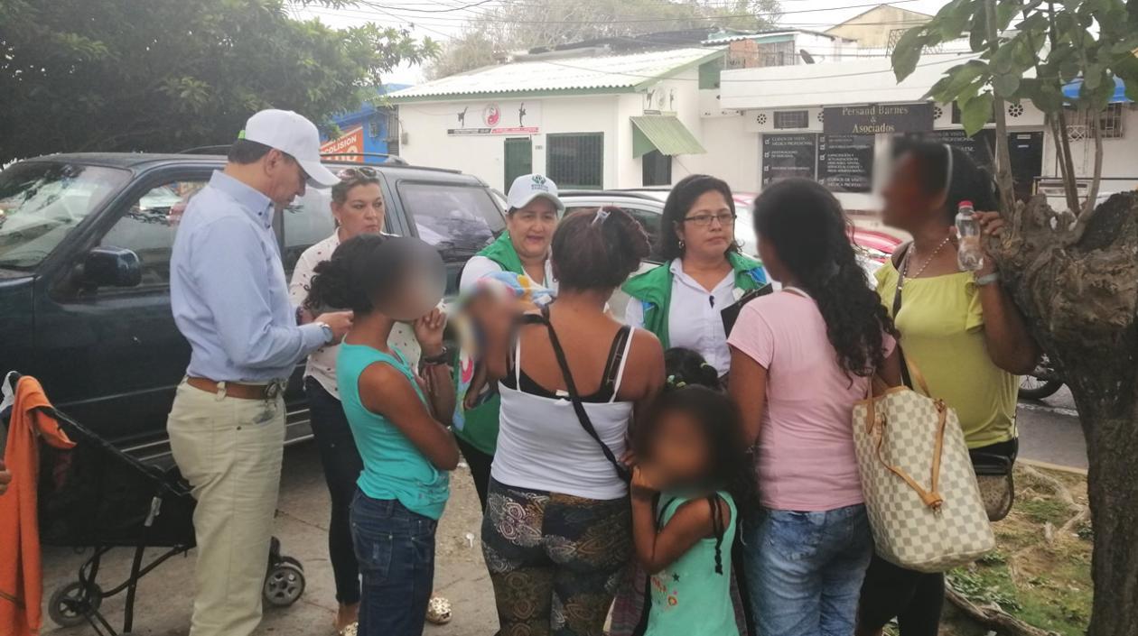 El Director del ICBF en Atlántico en jornada contra el trabajo infantil.