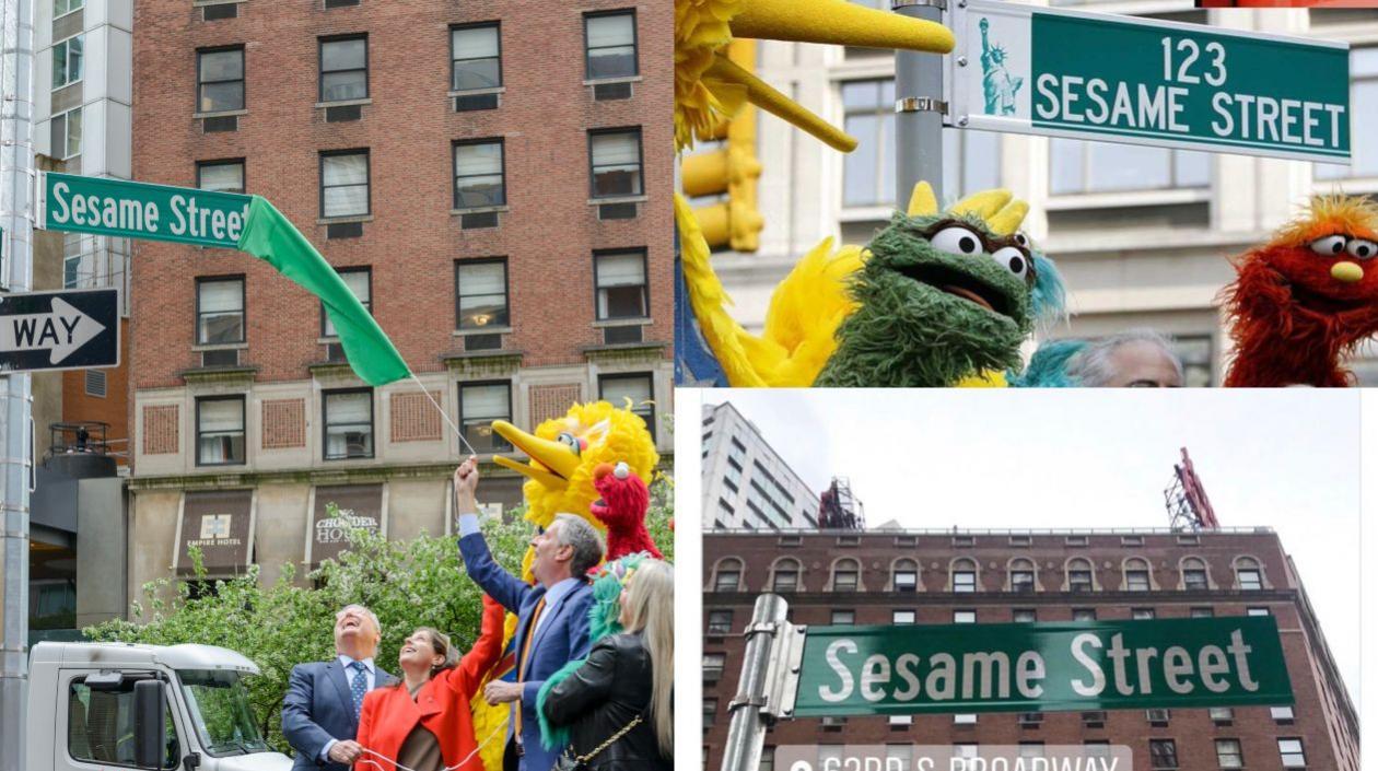 Sesame Street está en la icónica avenida Broadway, en el oeste de Manhattan.