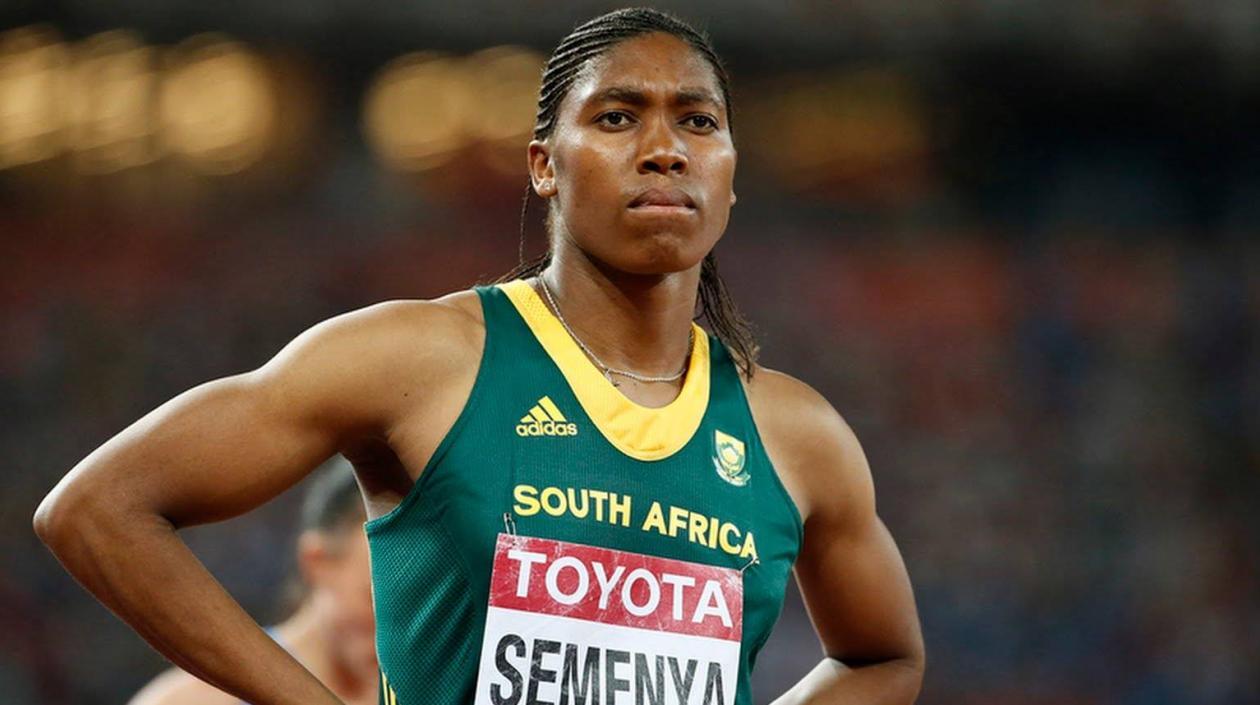 Caster Semenya, atleta sudafricana. 