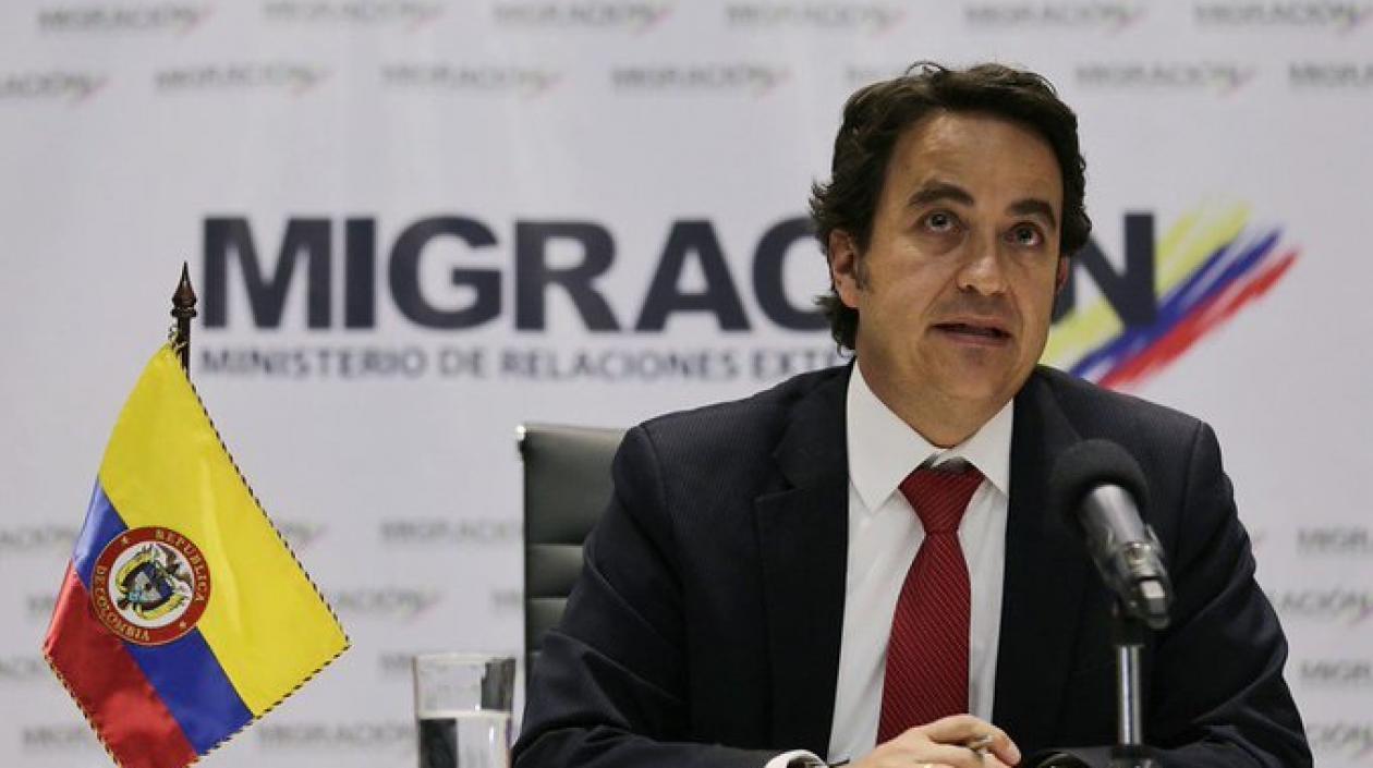 Cristian Krüger, director de Migración Colombia.
