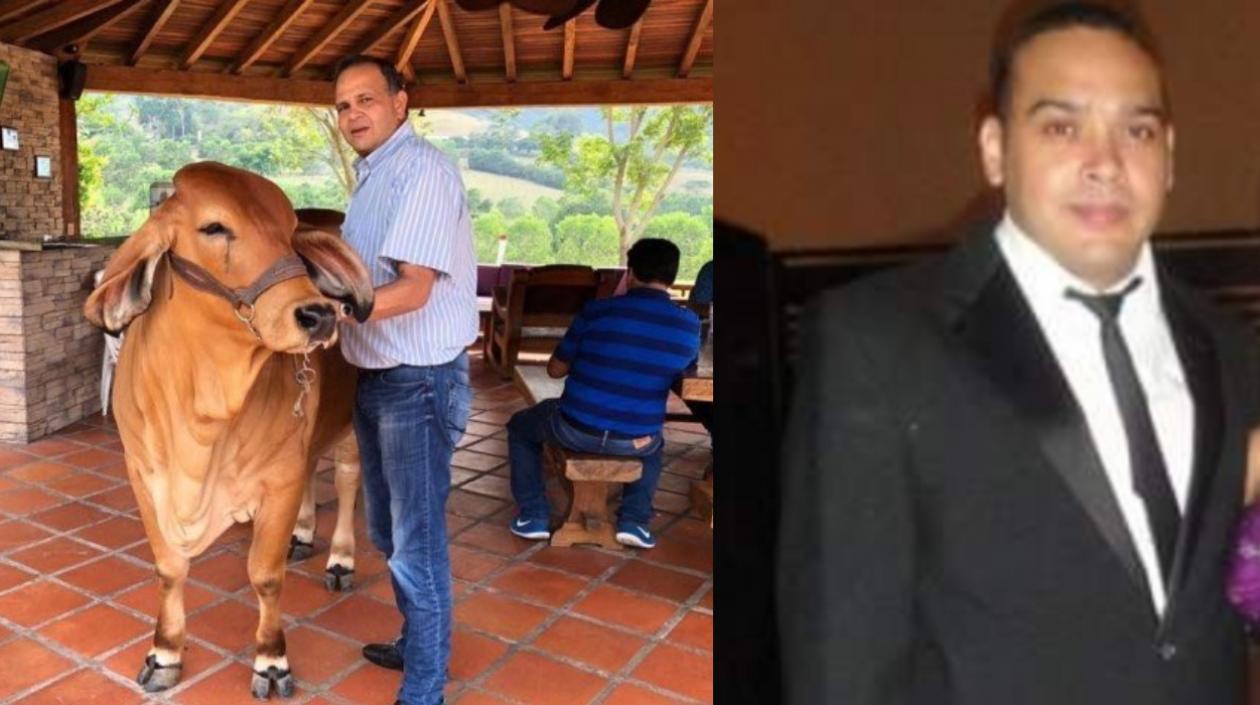 José 'El Ñeñe' Hernández y la víctima del homicidio, Óscar Eduardo Rodríguez Pomar.