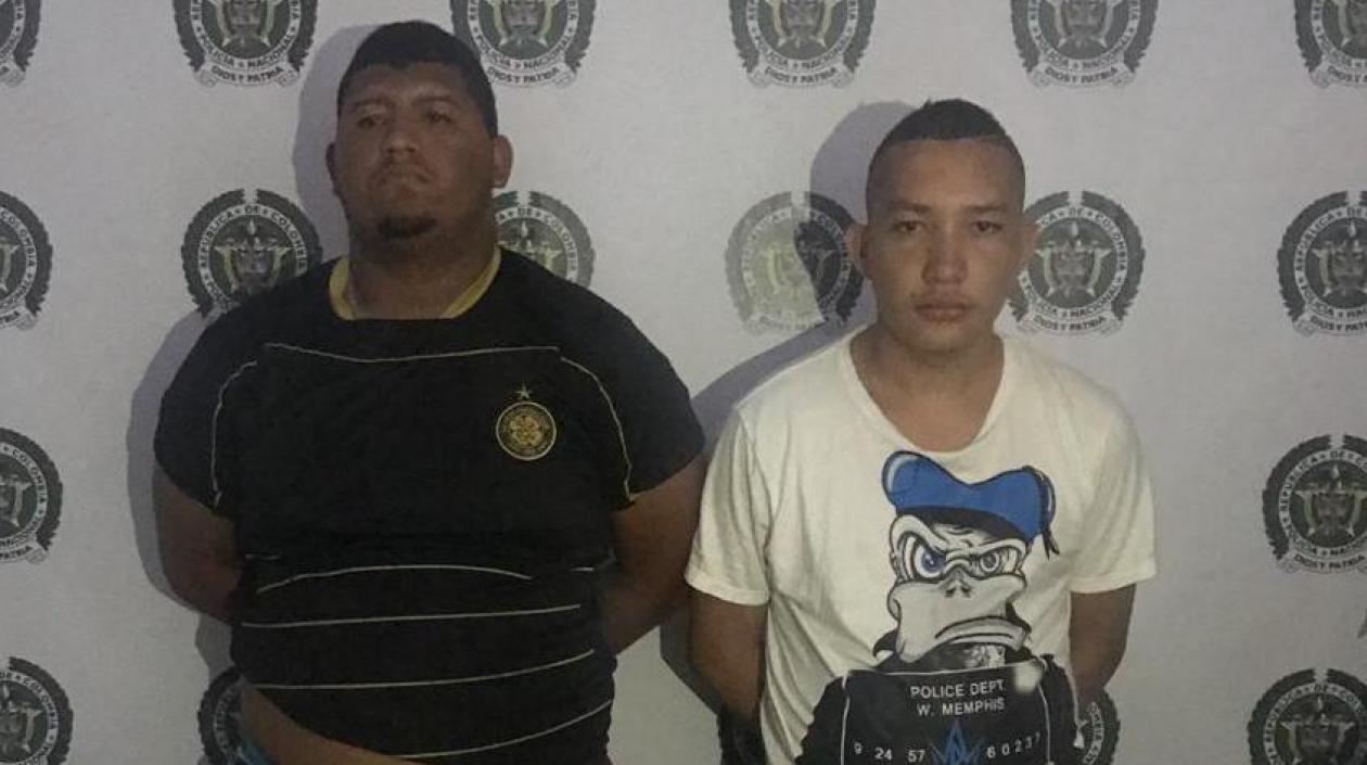 Reinner Junior León García y Keiner Stiven Escalona San Andrés.