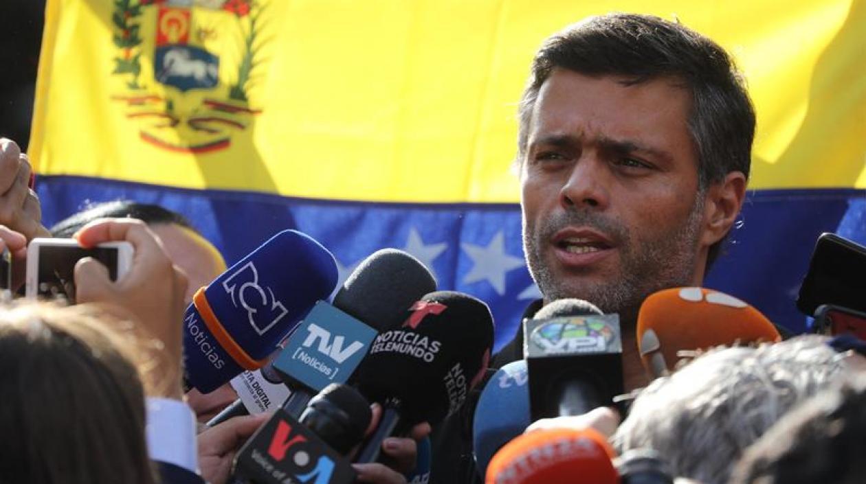 El opositor venezolano Leopoldo López. 