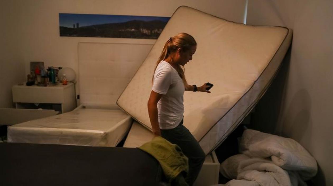 Lilian Tintori denunciando allanamiento y robo en su casa.