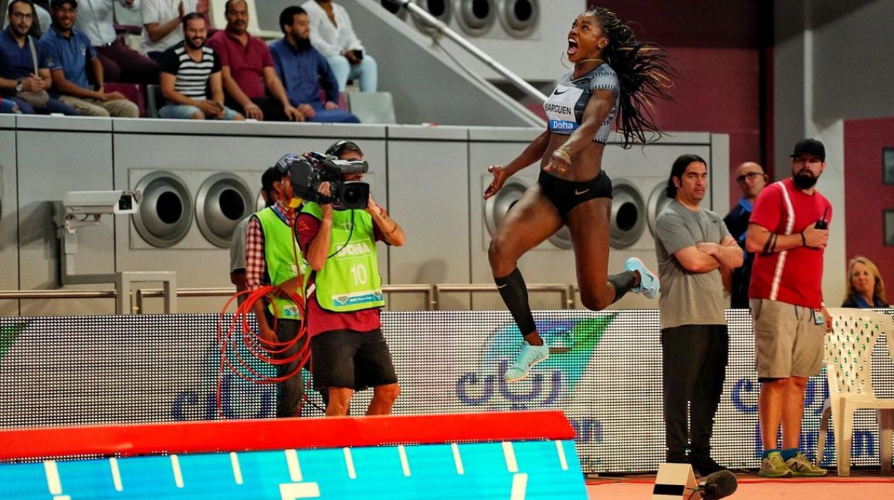 La colombiana Caterine Ibargüen. 