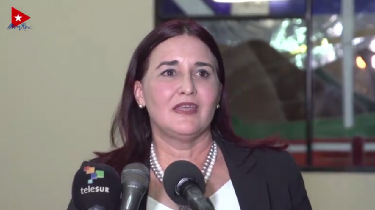 Subdirectora de relaciones con EE.UU., Johana Tablada.