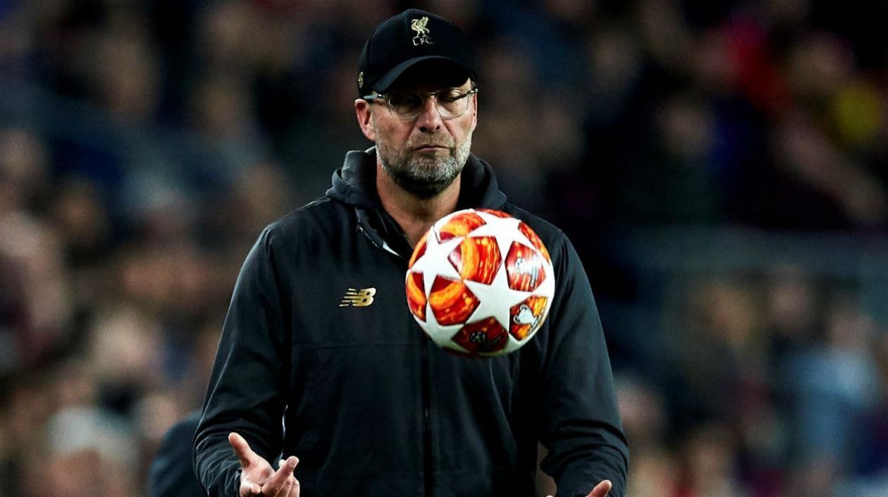 Jurgen Klopp,  técnico alemán del Liverpool.