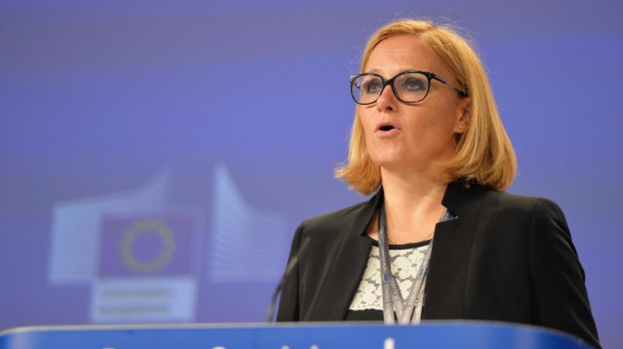 Maja Kocijancic, portavoz de Asuntos Exteriores de la Comisión Europea.