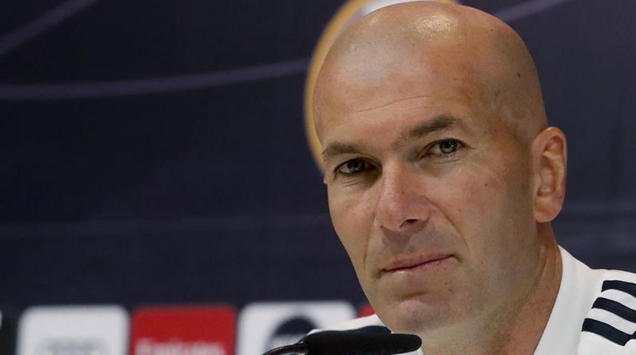 Zinedine Zidane, entrenador del Real Madrid.