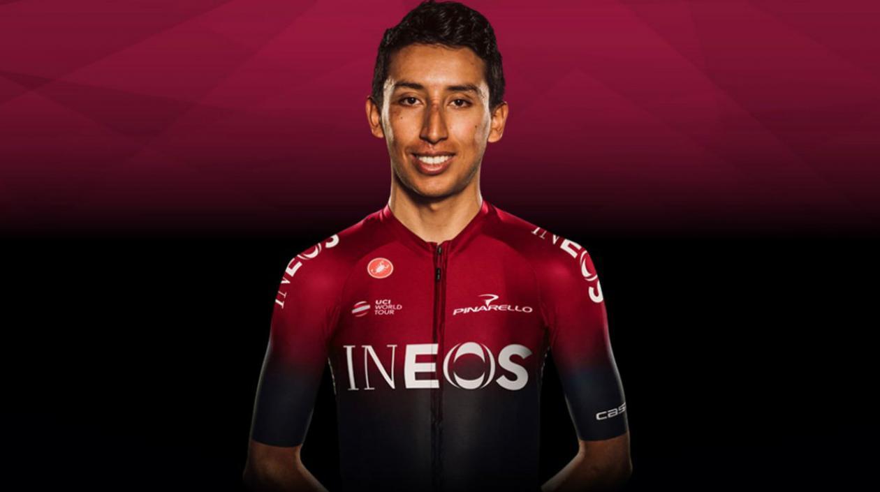 Egan Bernal, ciclista colombiano. 