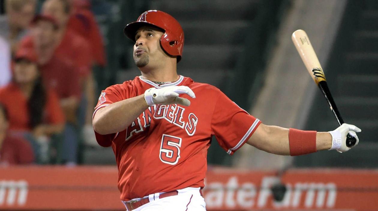 Albert Pujols, pelotero de los Angelinos. 