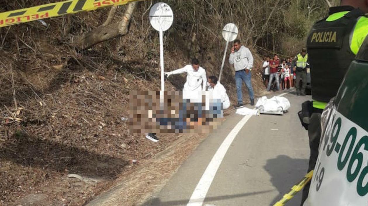 Levantamiento del cuerpo de la mujer en Juan de Acosta.